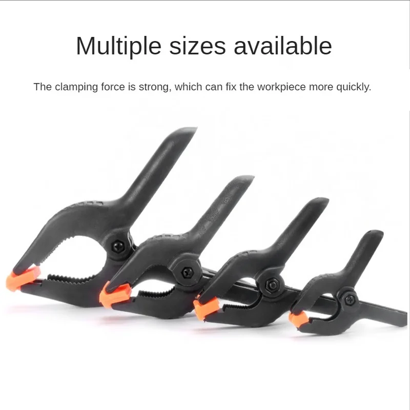 3/4/6 Inch Lò Xo Kẹp DIY Dụng Cụ Làm Rau Cau Nhựa Nylon Kẹp Gỗ Mùa Xuân Clip Studio Ảnh Nền