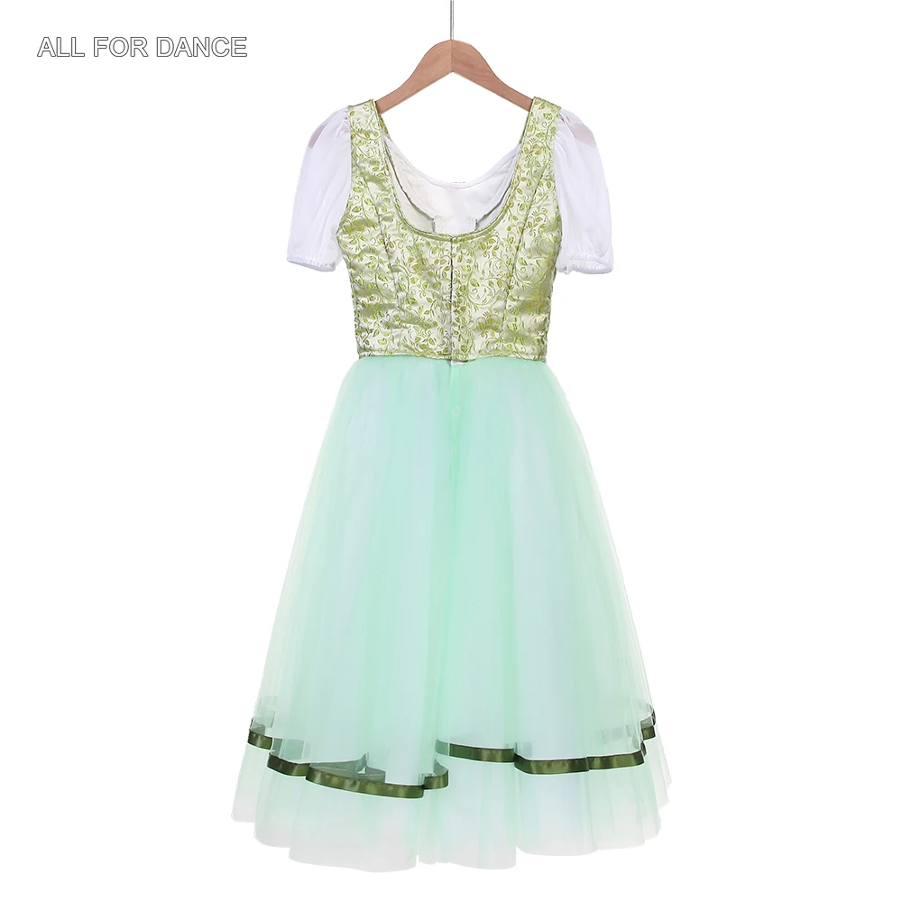 B20012 Light Green Gissel Tutu Dresses Professional Romantic Ballet Tutu Skirts Customized Tutu Costume Ballerina Dance Dress