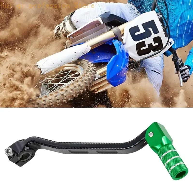 Garage Service Gear Change Lever for KLX300, Aluminum Motorcycle Control Part with Clamp Mounting End, Single Lever H8WE