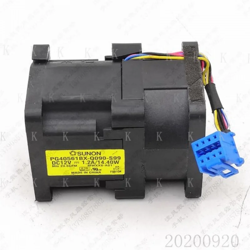 

C FOR SUNON PG40561BX-Q090-S99 MWXX6-A01 12V Dell server cooling fan