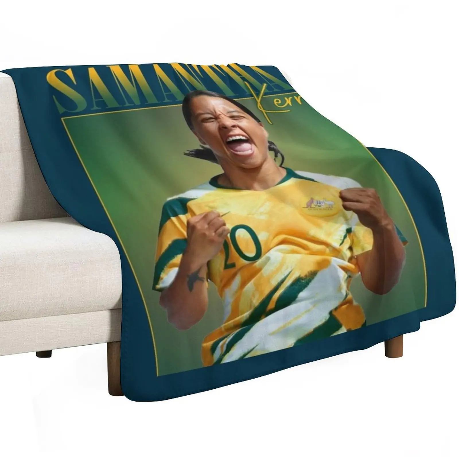 australian kerrpow Throw Blanket funny gift Soft Plaid Soft Beds For Decorative Sofa Bed covers Designers Blankets