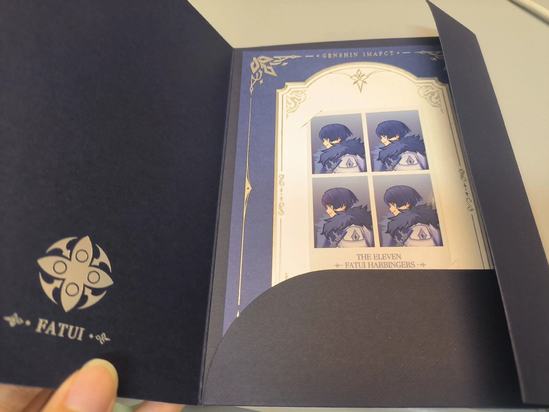 

In Stock Genshin Impact Frost Trace Flame Fatui The Eleven Fatui Harbingers Wanderer Photo Card