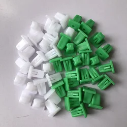 50pcs Universal Fast Wire Seat Retainer Clips Square Fasteners Plastic Retainer Fender Car Door Trim Panel Push Rivet