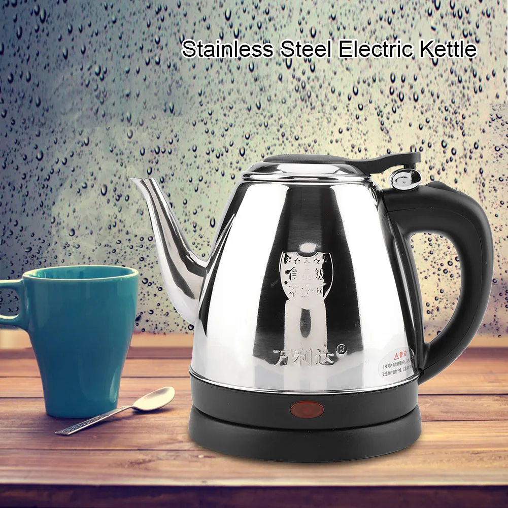 Fast Water Boiling Pot Stainless Steel Electric Kettle 1.2L Stainless Steel Electric Kettle Fast Water Heating Boiling Pot