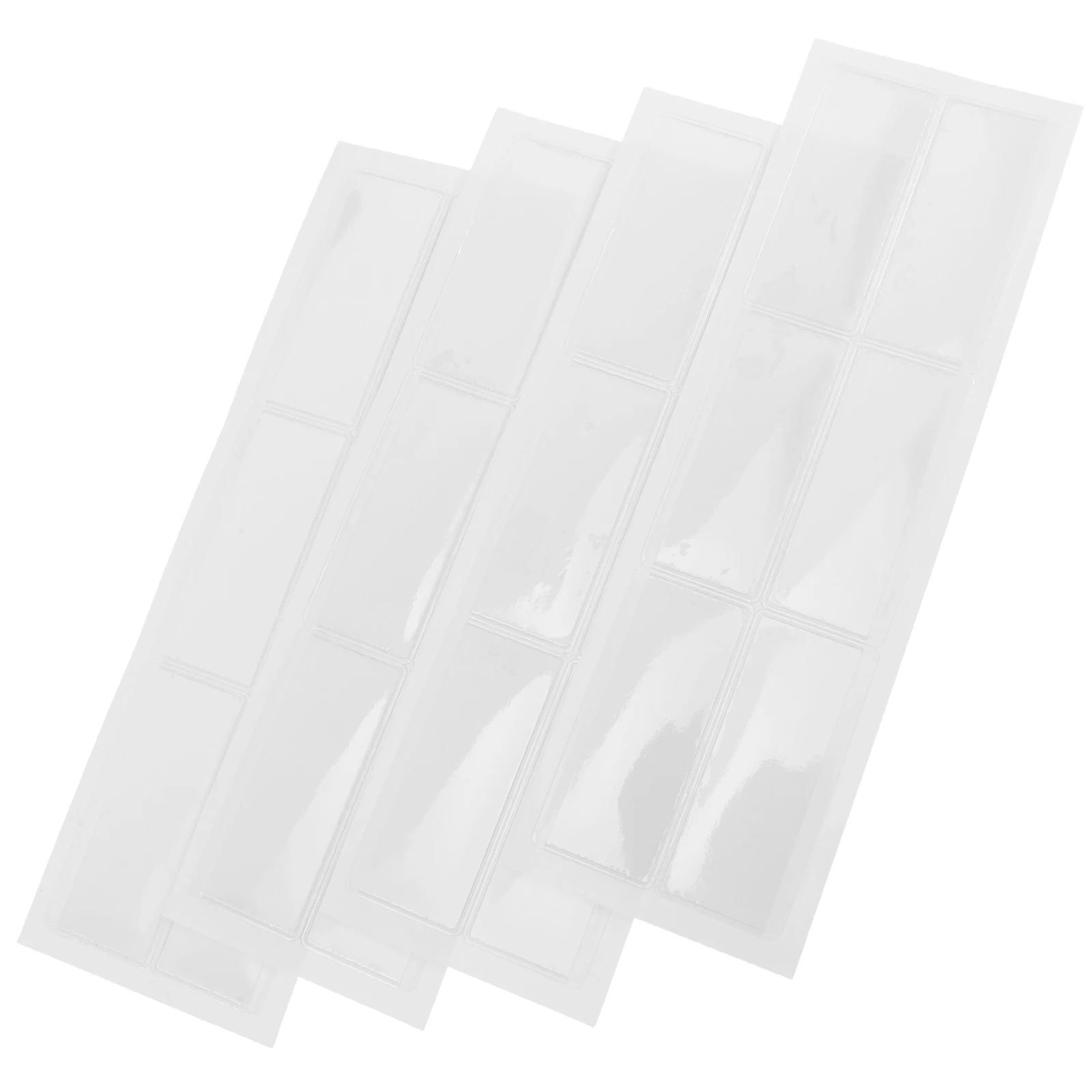 

24pcs Label Holder Bag Clear Adhesive Pockets Waterproof Business Shelf Tags Storage Bin Labels Supermarket Plastic Sleeves