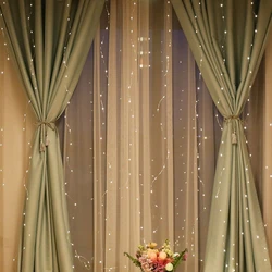 6x3M/3x3m Curtain Garland on The Window USB Power Fairy Lights Festoon with Remote New Year Garland Led Lights Christmas Decor