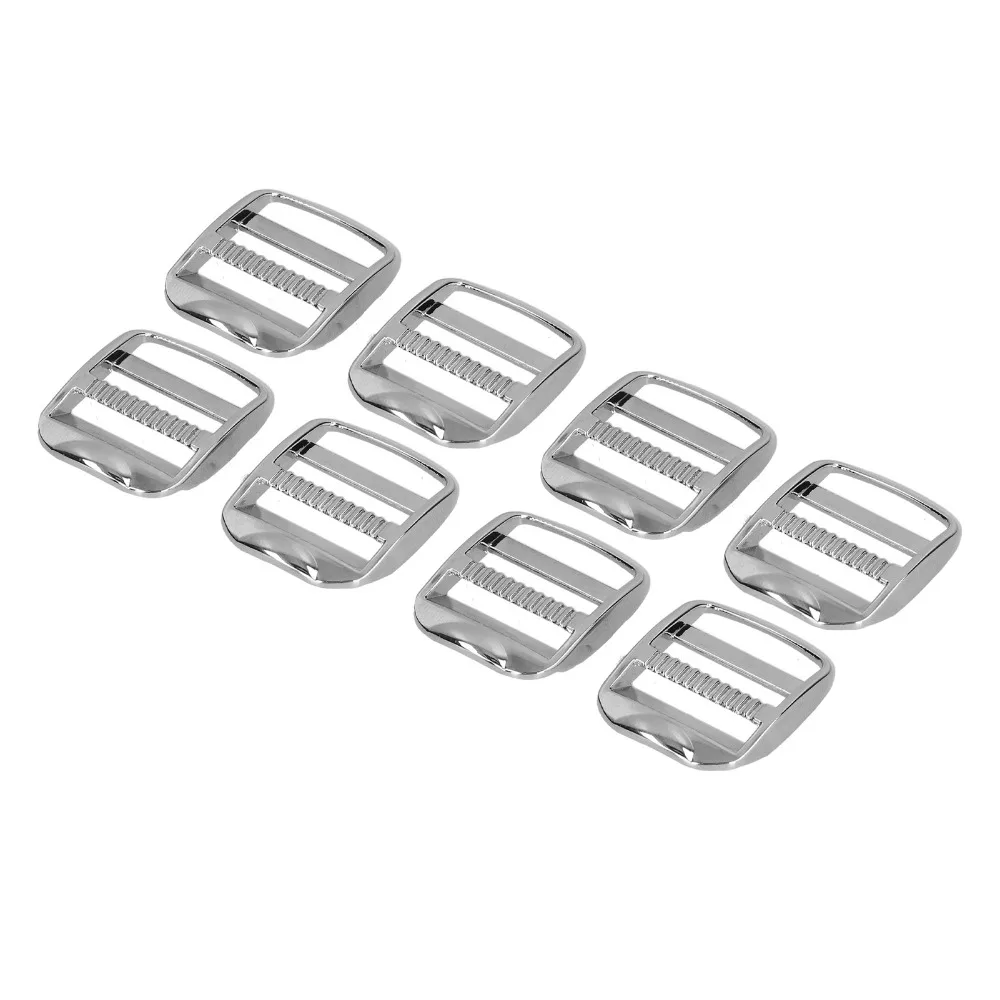 10pcs Heavy Zinc Alloy Ladder Lock Buckle 0.98 Inch Heavy Duty Release Buckle Shining Finish Adjustable Buckle For Backpack