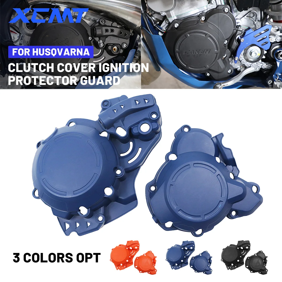 Motorcycle Magneto Protective Cover Clutch Protector For HUSQVARNA TE 250 300 250I 300I 2017-2023 TC250 2017-2022 TX300I 2020-22