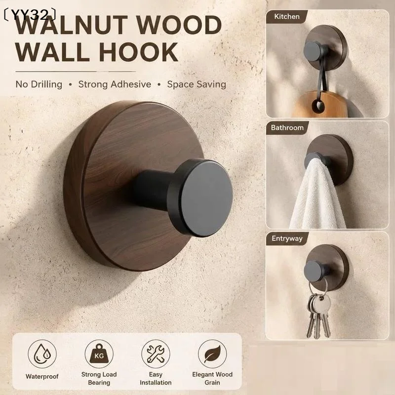 Kitchen Appliances Holder - Gantungan Dinding dengan Motif Serat Kayu,