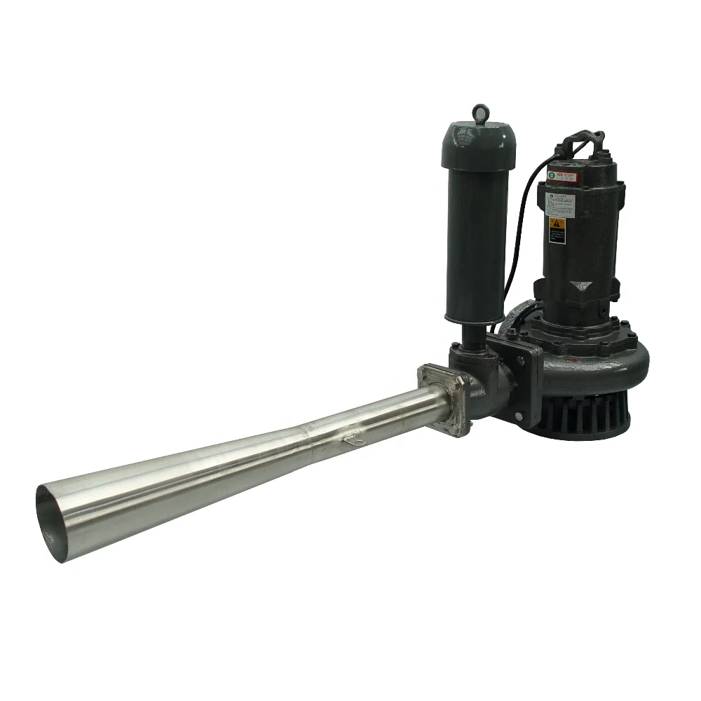 Submersible Venturi tube jet aerator for LT fish pond oxygenation