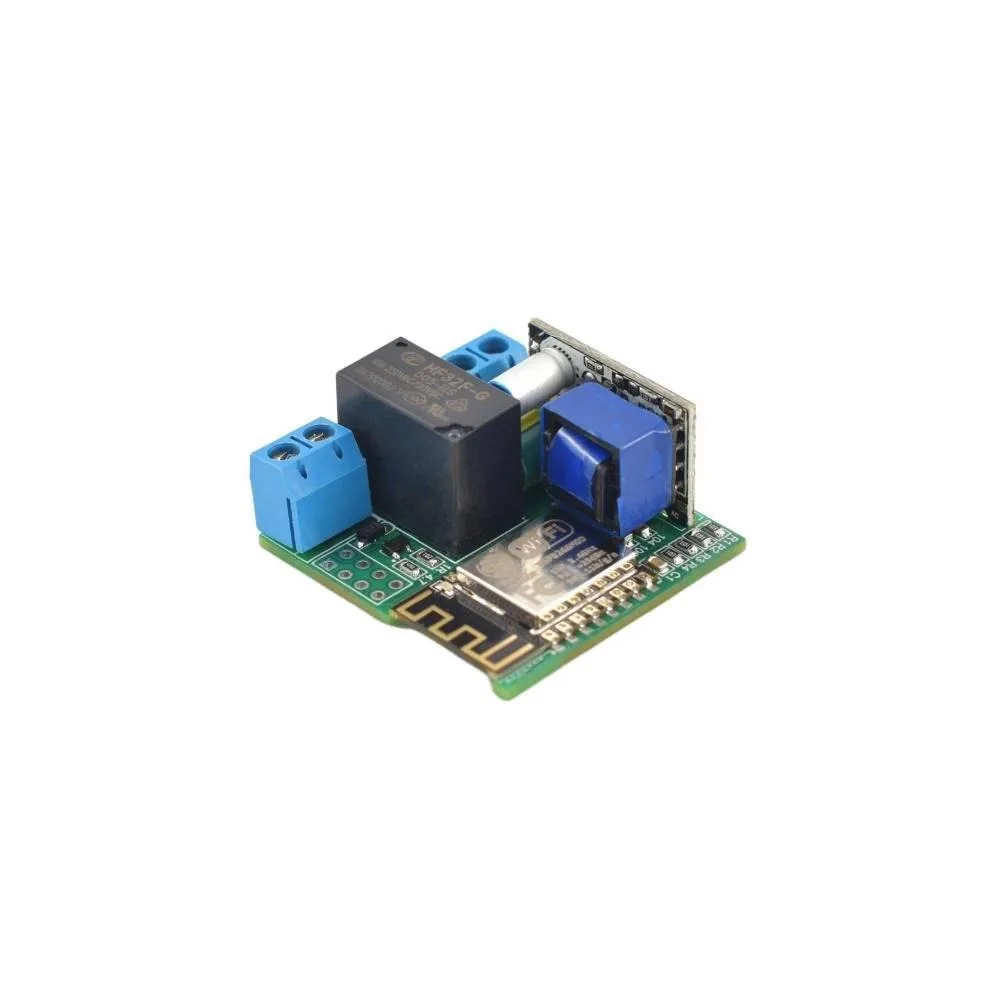 

ESP8266-12F Secondary Development DIY Relay Module with Shell WiFi 220V/12V Remote Control Relay Support Server/Client Modes