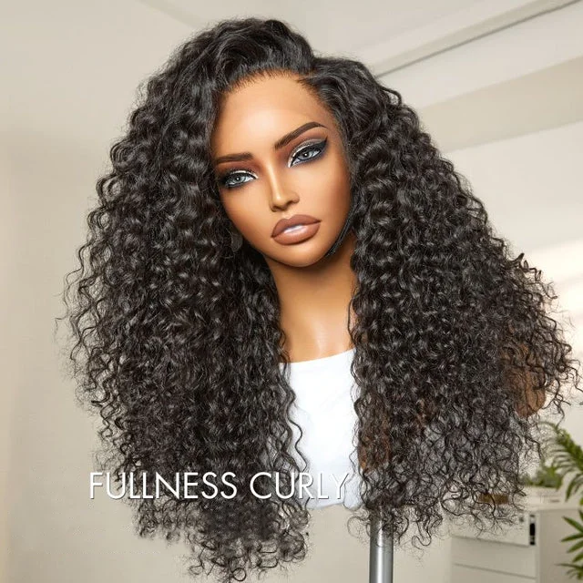 

Curly Wig200% Density 5x5 13x4 13X6 Deep Wave Lace Front Wigs Human Hair Wet and Wavy HD Lace Frontal Wig Pre Plucked Real Hum