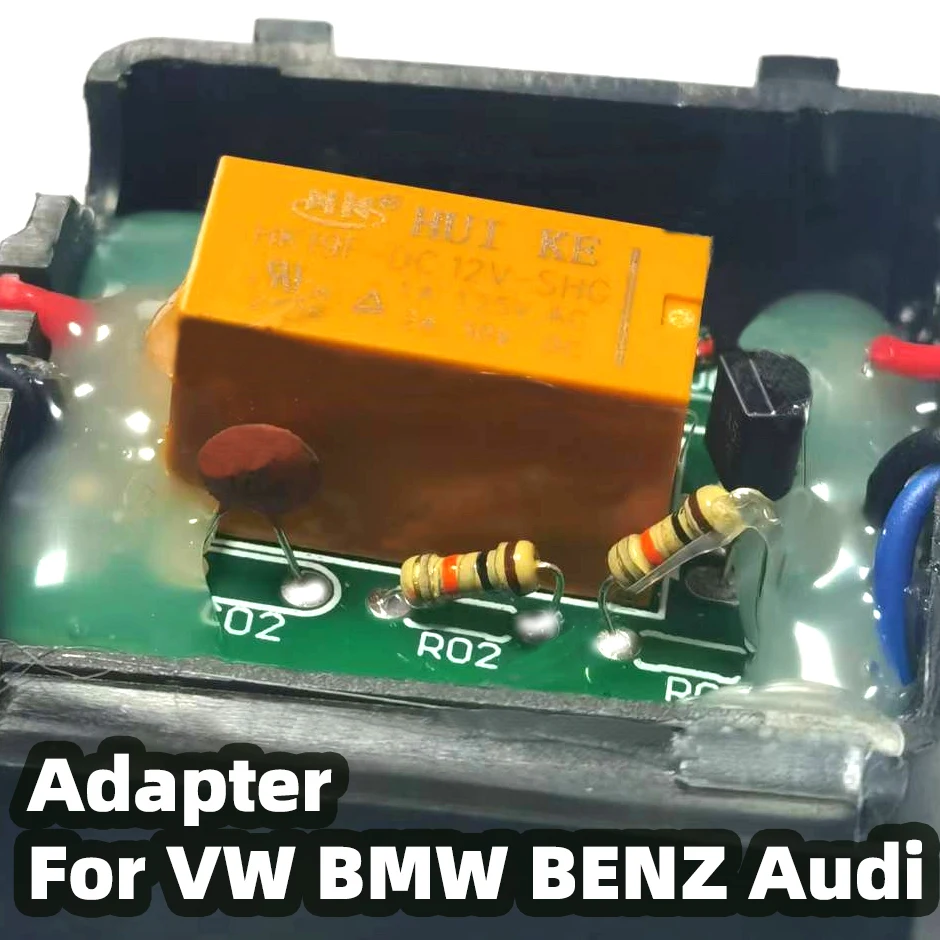 12V Car Rear View Camera Power Filter Rectifier RCD330 PQ MIB RCA Conversion Adapter Power Helper For VW BMW BENZ Audi..