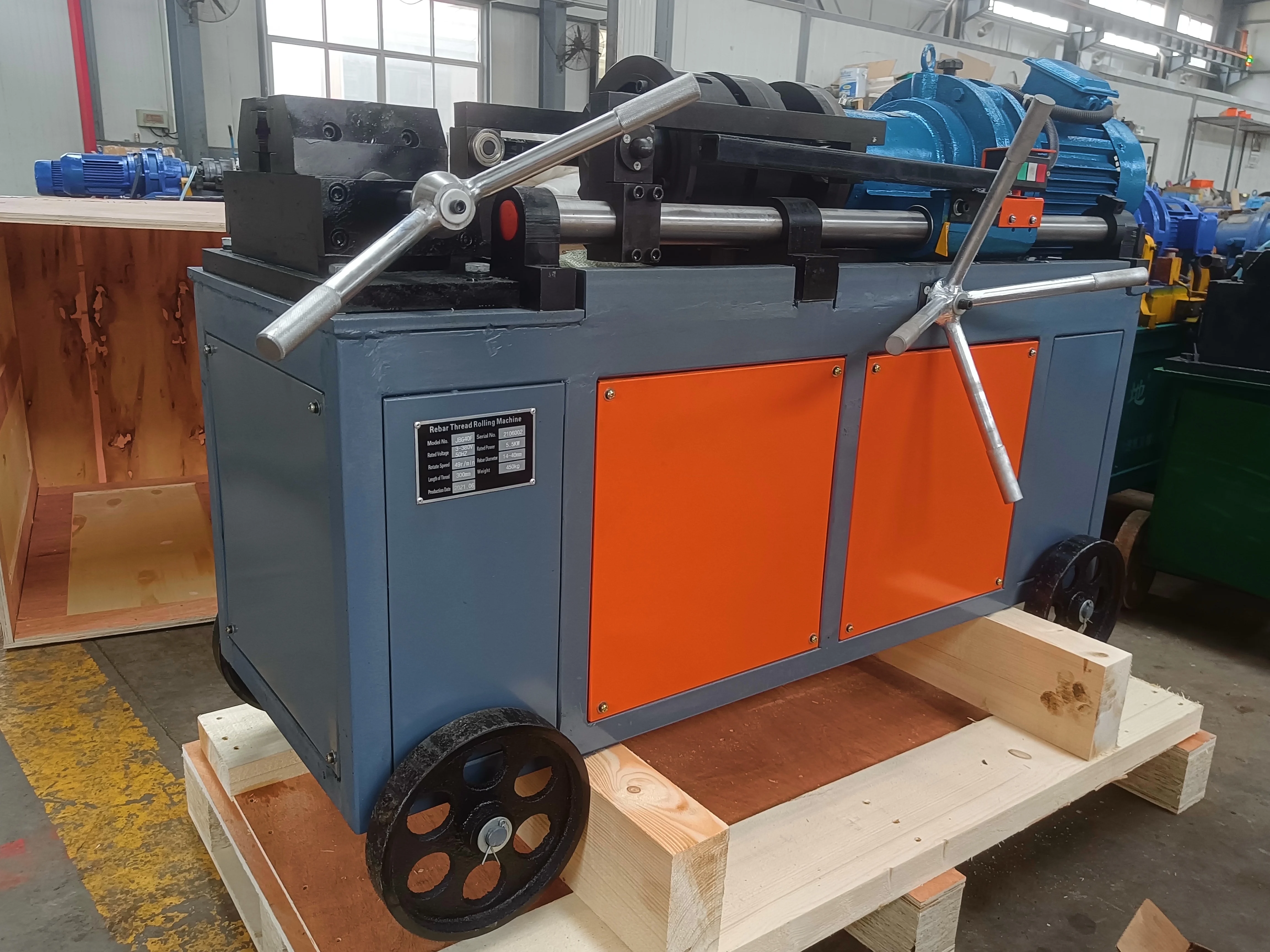 16-50mm Processing Range Rebar Thread Rolling Machine Automatic Steel Bar Threading Machine For Building Rebar