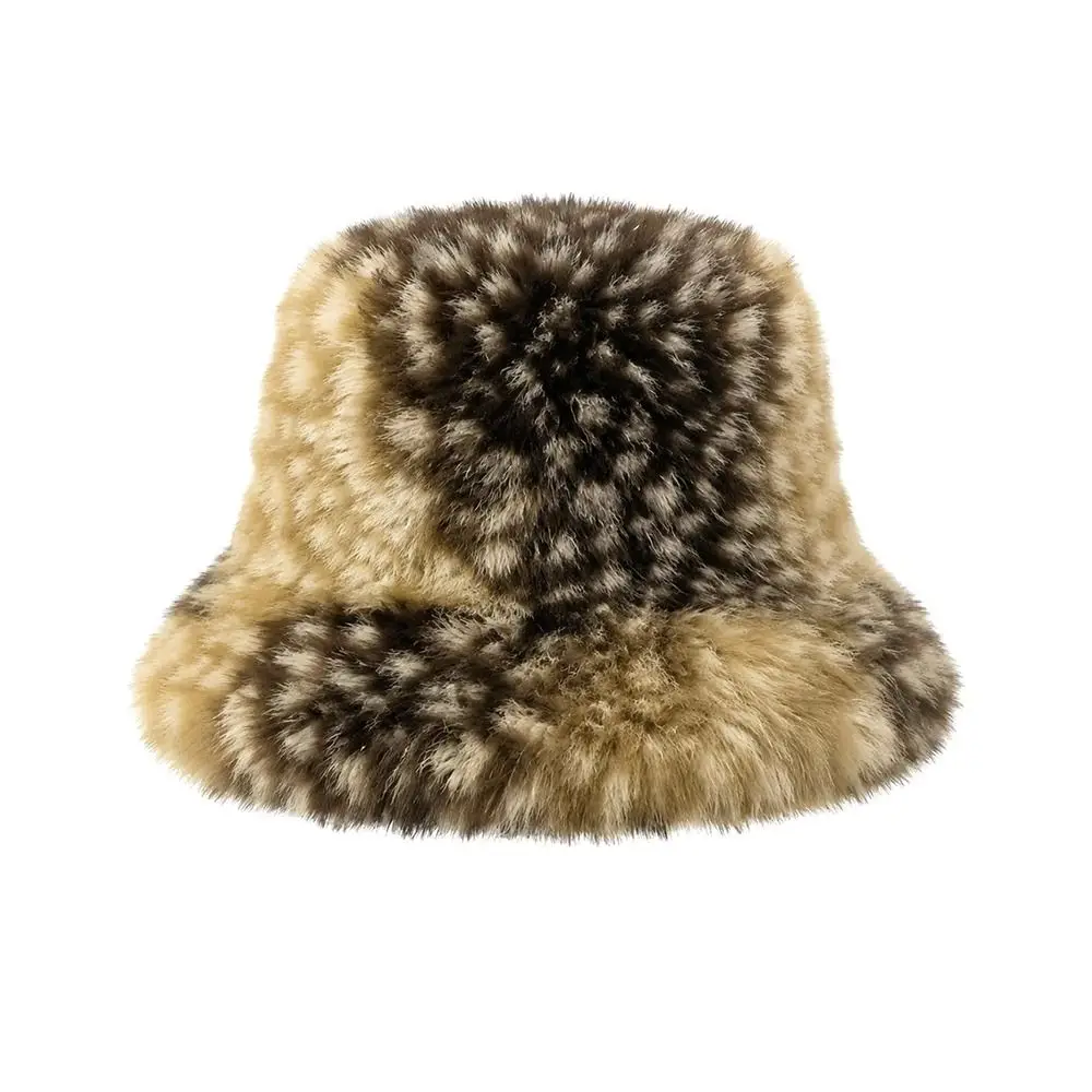New Faux Fur Winter Hat Scarf Set Windproof Thick Warm Winter Hat Scarf Fur Ear Protection Fisherman Hat Scarf Women