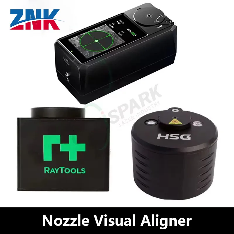 ZNK NVA Nozzle Visual Aligner HSG Raytools BOCHU MCD100 Laser Cutting Machine Nozzle Calibration Coaxial Calibration Device
