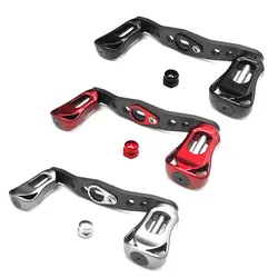 Carrete de pesca fundido de fibra de carbono ligero de 85mm, perilla hueca con rodamientos, mango de doble agarre para carretes de pesca DAIWA