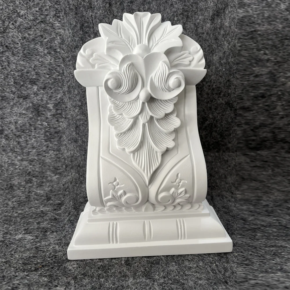 1 Pc PU polyurethane imitation plaster corbel support European door opening decoration mold elephant trunk roman column