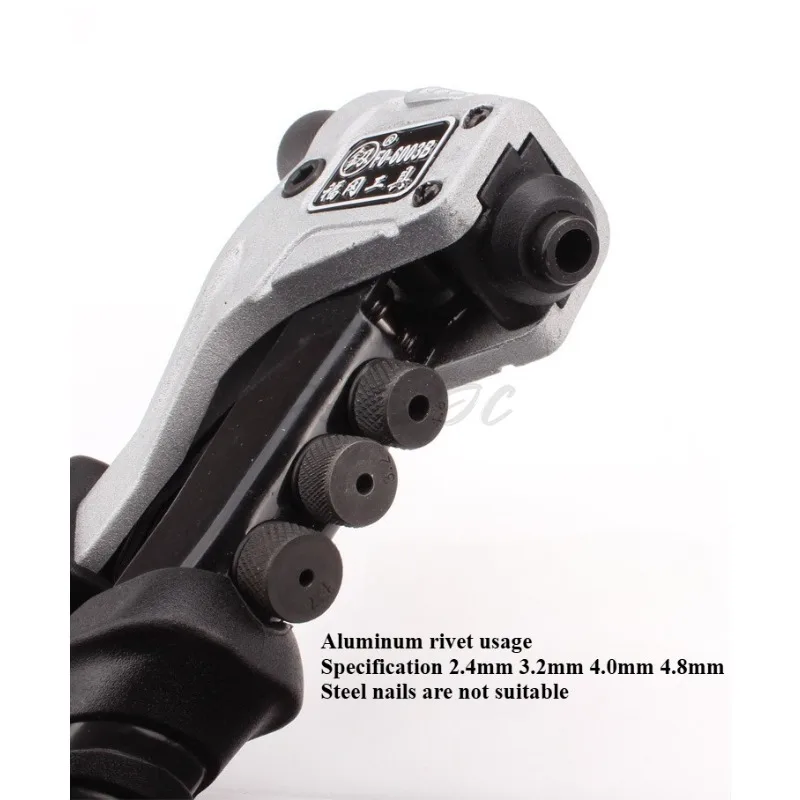 ツールコア引っ張りリベットガン FO-6003B アルミ釘引っ張り釘ガン家庭用手動ハードウェアツール