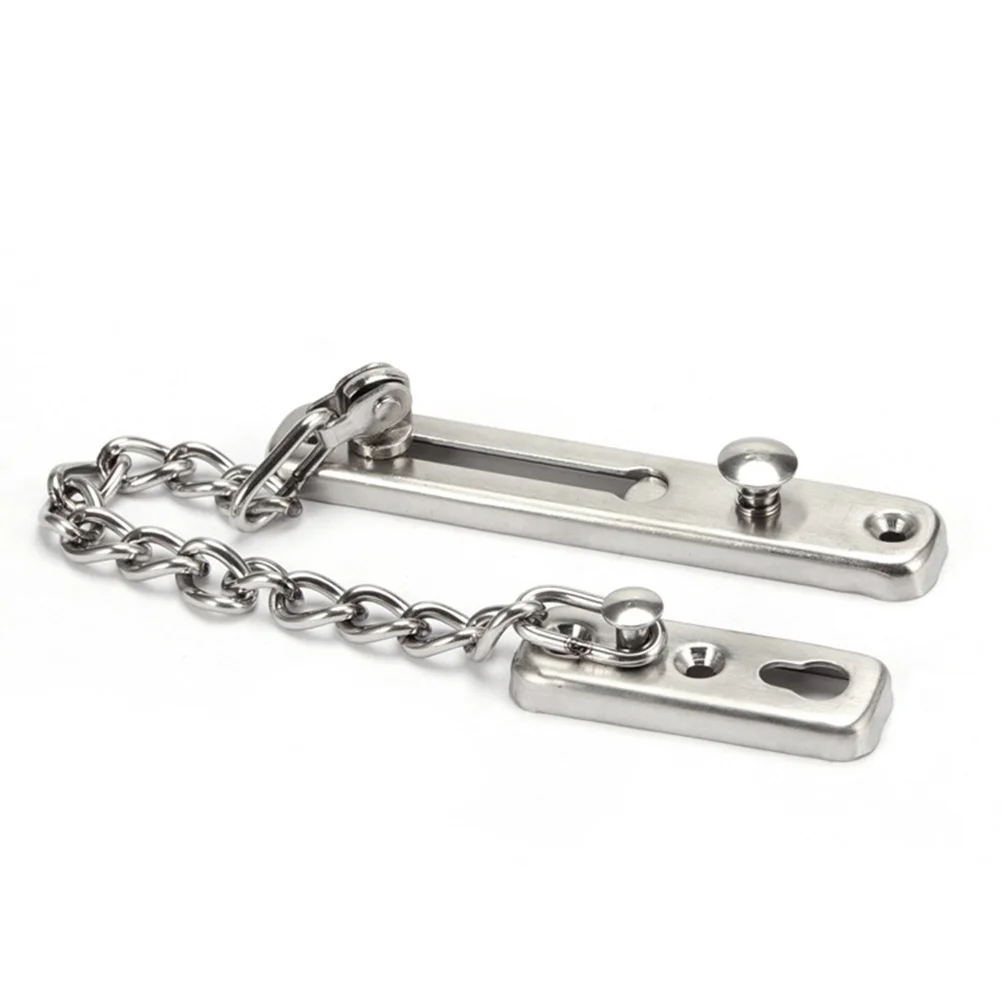 

Door Chain Lock Stainless Steel For Home Thickened Extruded Door Latch Hardware Hardware