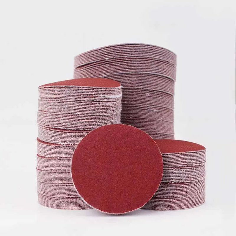 Round Sandpaper Discs Sand Sheets Self-adhesive Hook And Loop Sanding Disc Polishing Flocking Sandpaper Sheet 2 4 5 6inch