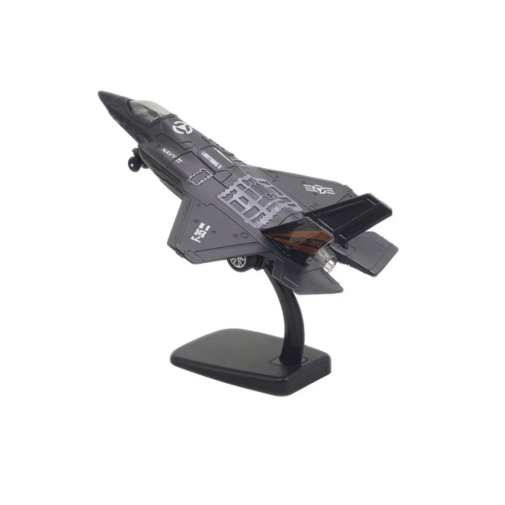 

Cake Topper Diecast Fighter Aircraft Pullback & Go with Light Sound Aviao Plane Model Collection Simulation Jet Plane