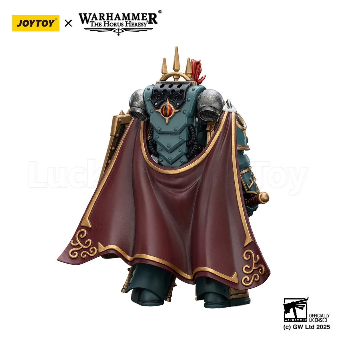 

【In Stock】JOYTOY Warhammer 40K The Horus Heresy Sons of Horus'Little’ Horus Aximand Captain of the 5th Company Military Figure