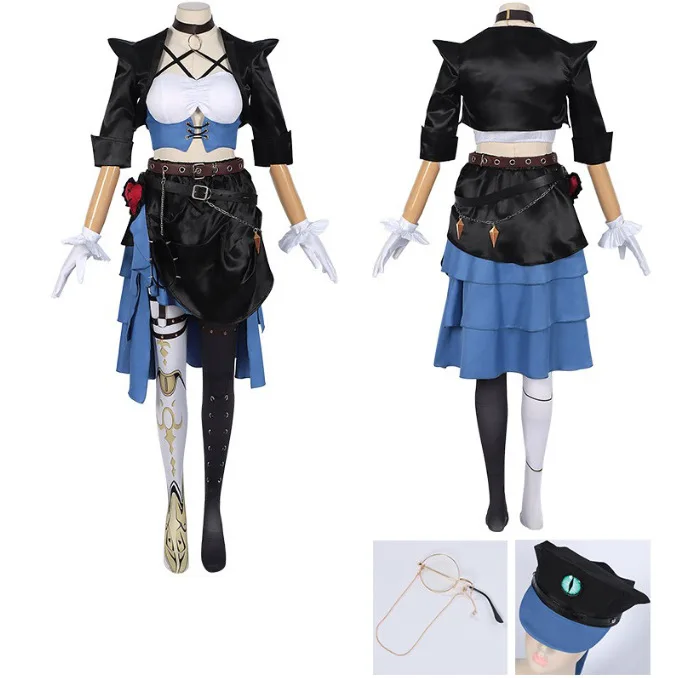 

Игра Косплей Костюм в одном стиле, как Magic Police Erin Escape From The Horror Night Косплей Костюм для выступления Костюм на Хэллоуин