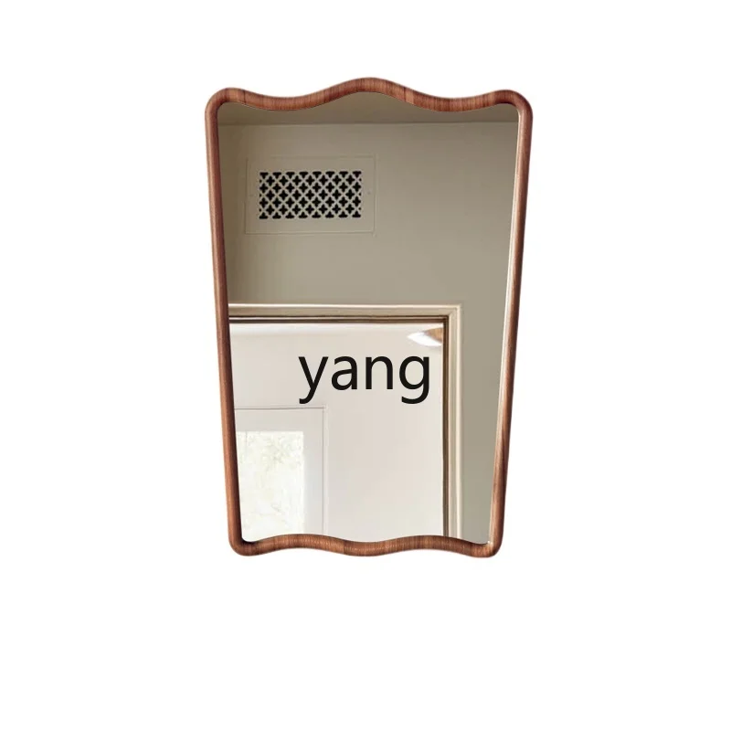 CX Retro Bathroom Wall-Hanging Mirror Middle Ancient with Demisting Special-Shaped Wash Basin Smart Bathroom Mirror