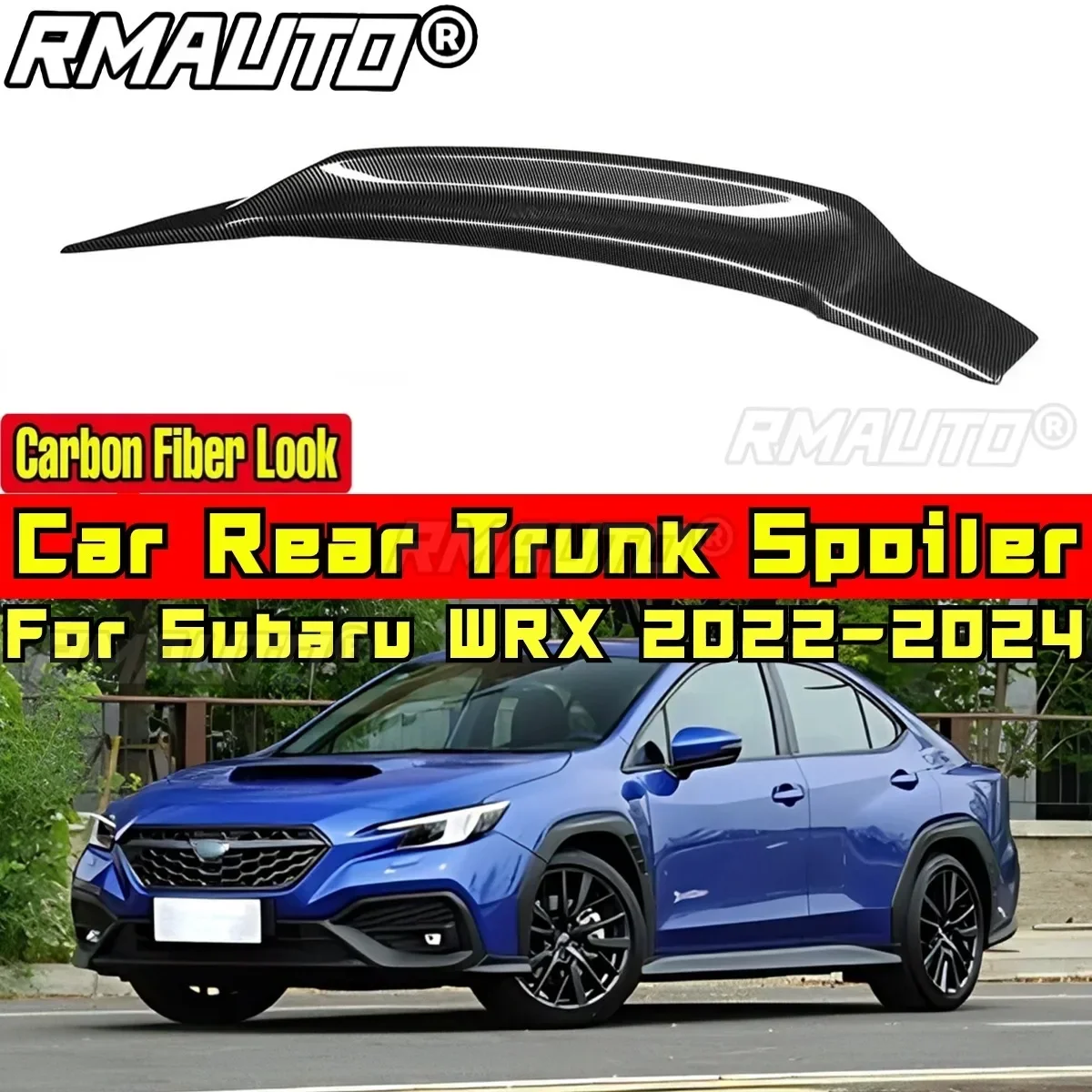 

Для Subaru WRX 2022-2024 комплект кузова задний спойлер багажника автомобильные аксессуары