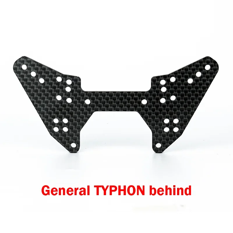 Torre de choque dianteira e traseira de fibra de carbono TYPHON para carro 1/8 ARRMA TYPHON 6S V5 TLR BUGGY
