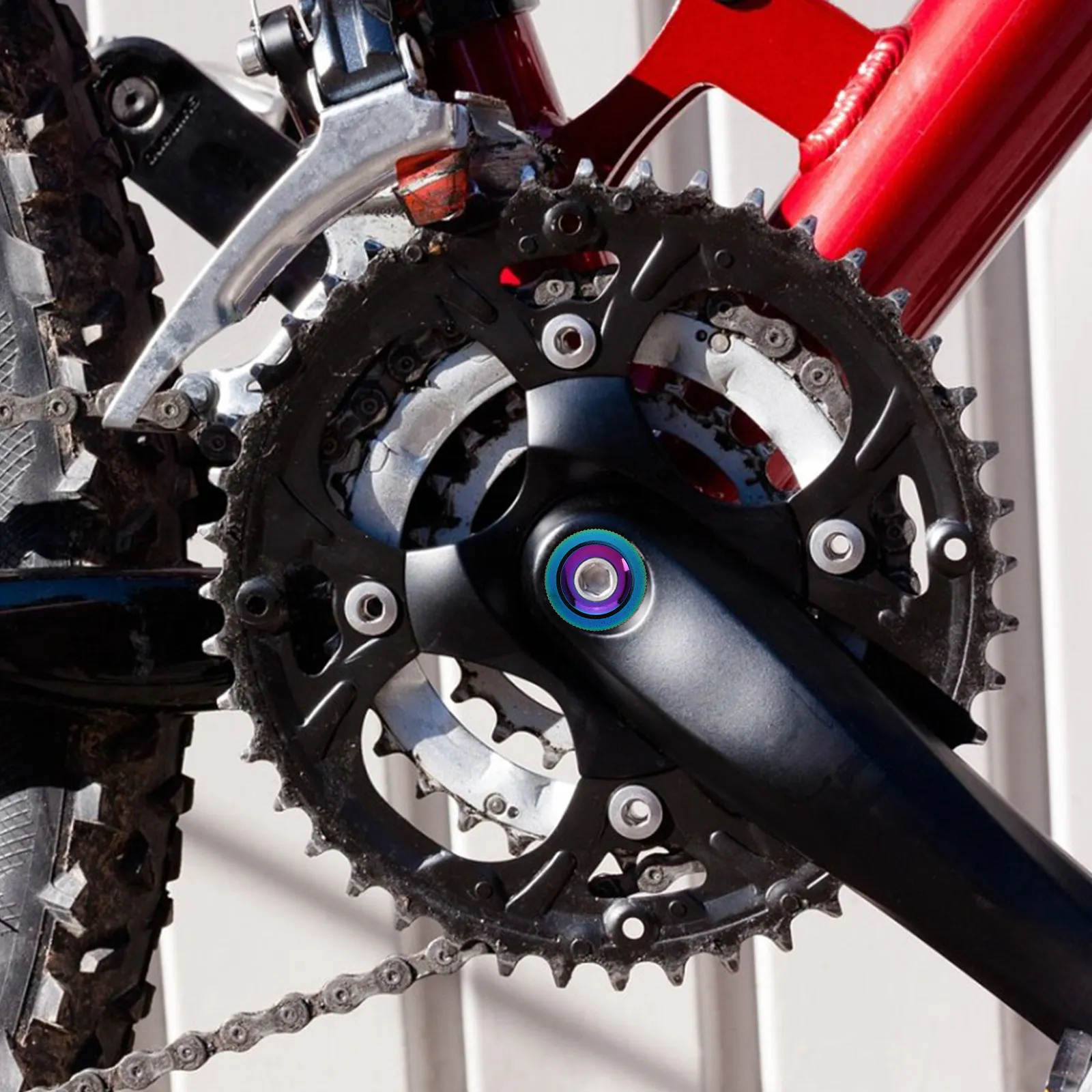 

Винт из алюминиевого сплава для крепления шатунов велосипеда, болт для фиксации шатунов горного и шоссейного велосипеда, сменный болт для велосипеда, аксессуары для велоспорта