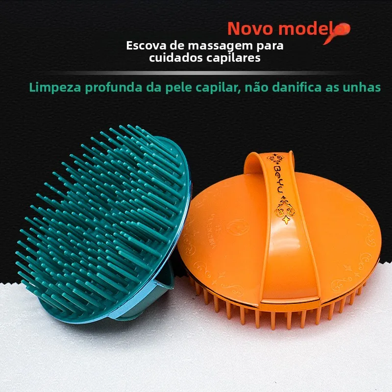 プロのヘアウォッシングブラシディープクリーニング頭皮マッサージラウンドコームサロンヘアケアツール家族用個人衛生製品