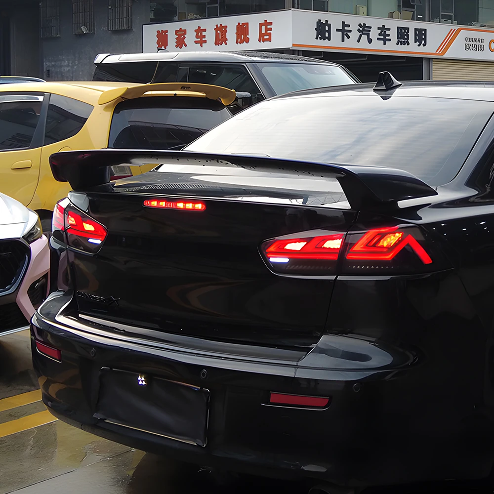 For Mitsubishi Lancer 2008-2017 Auto Rear Back Lamps Assembly Upgrade LED Dynamic Blink Turn Car Tail lights Accessories - view 2