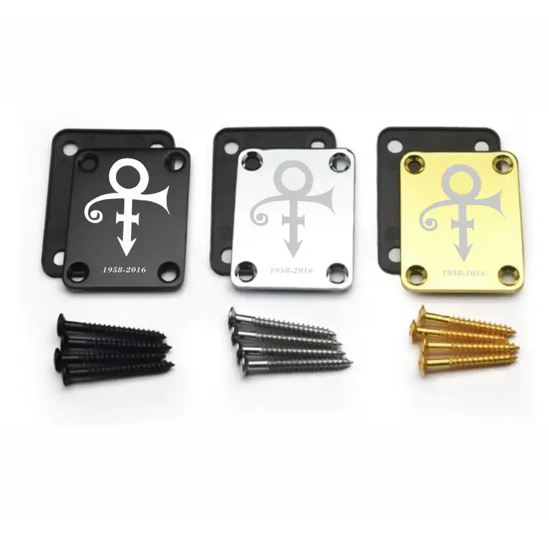 The Artist PRINCE Symbol Guitar Neck Plate Gold/Silver/Black