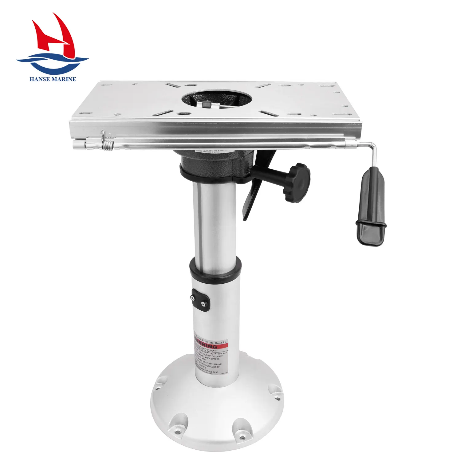 

STLF HANSE MARINE Wholesale Aluminium Adjustable Pedestal for Boat Seat Air Rise Boat Seat Pedestal