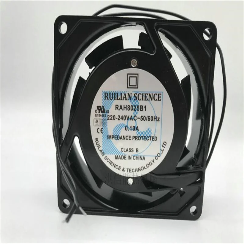 

RAH8025B1 220V 240V 0.10A 8CM 8025 Ball cooling fan of cabinet