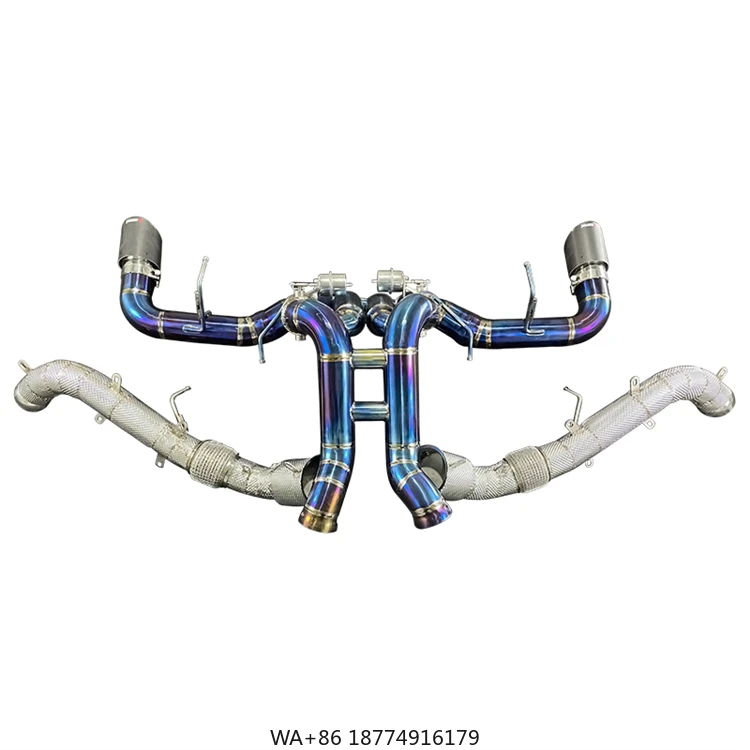 

High-Quality Auto Performance Parts Titanium Exhaust for 540C 570G 570S CSK Downpipe End Exhaust
