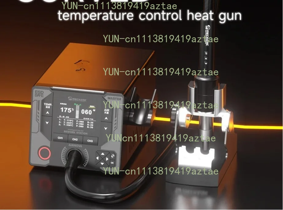 Curved Temperature Control Heat Gun Soldering Station Replaceable Heating Core for Welding Desoldering Repair