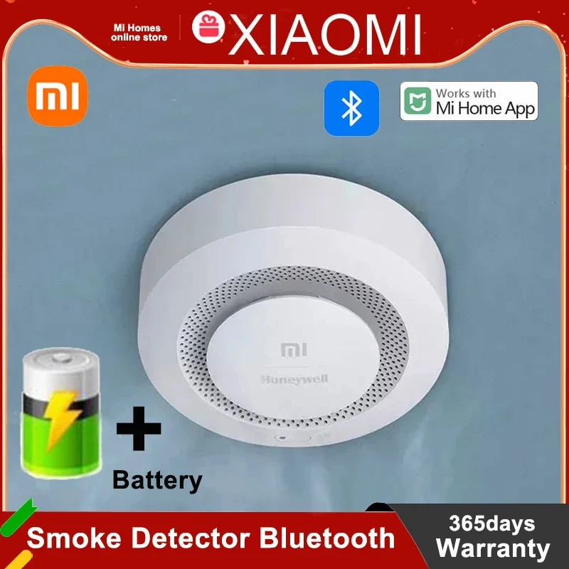 Xiaomi Mijia Honeywell Fire Alarm Smoke Detector Gas Detector Bluetooth Work With Multi-Function Gateway 3 Smart Home Control