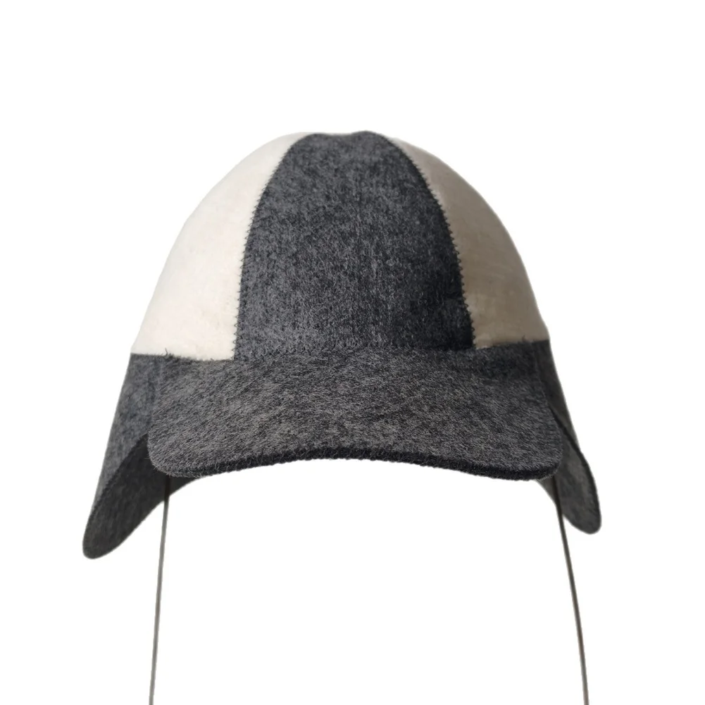 Thermal Protection Sauna Hat Combining Wool Density and Synthetic Fiber Flexibility for Stable Heat Management