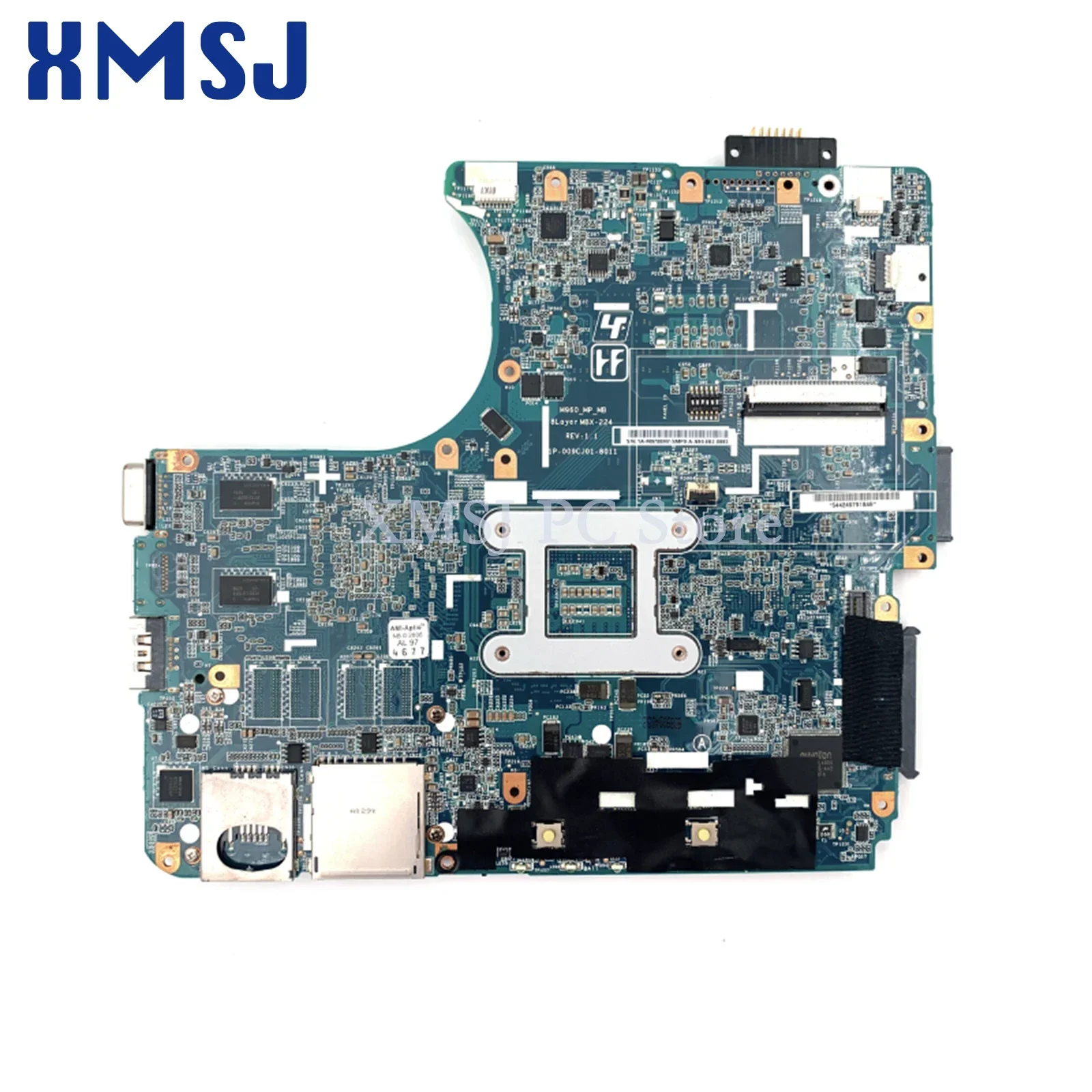 XMSJ-placa base para ordenador portátil, placa base para SONY Vaio VPCEB MBX-224 HM55 DDR3 HD 4500, VPC-EB, M960, 1P-009CJ01-8011, A1771577A