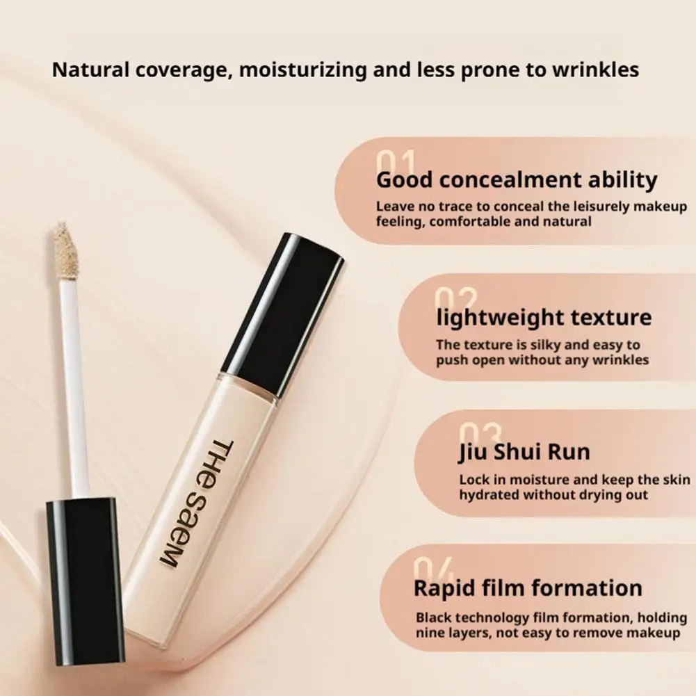 Oil-control Concealer Pen Brightens Face Covers Spots Remove Dark Circles Waterproof Liquid Concealer Blemishes Acne Mark Makeup