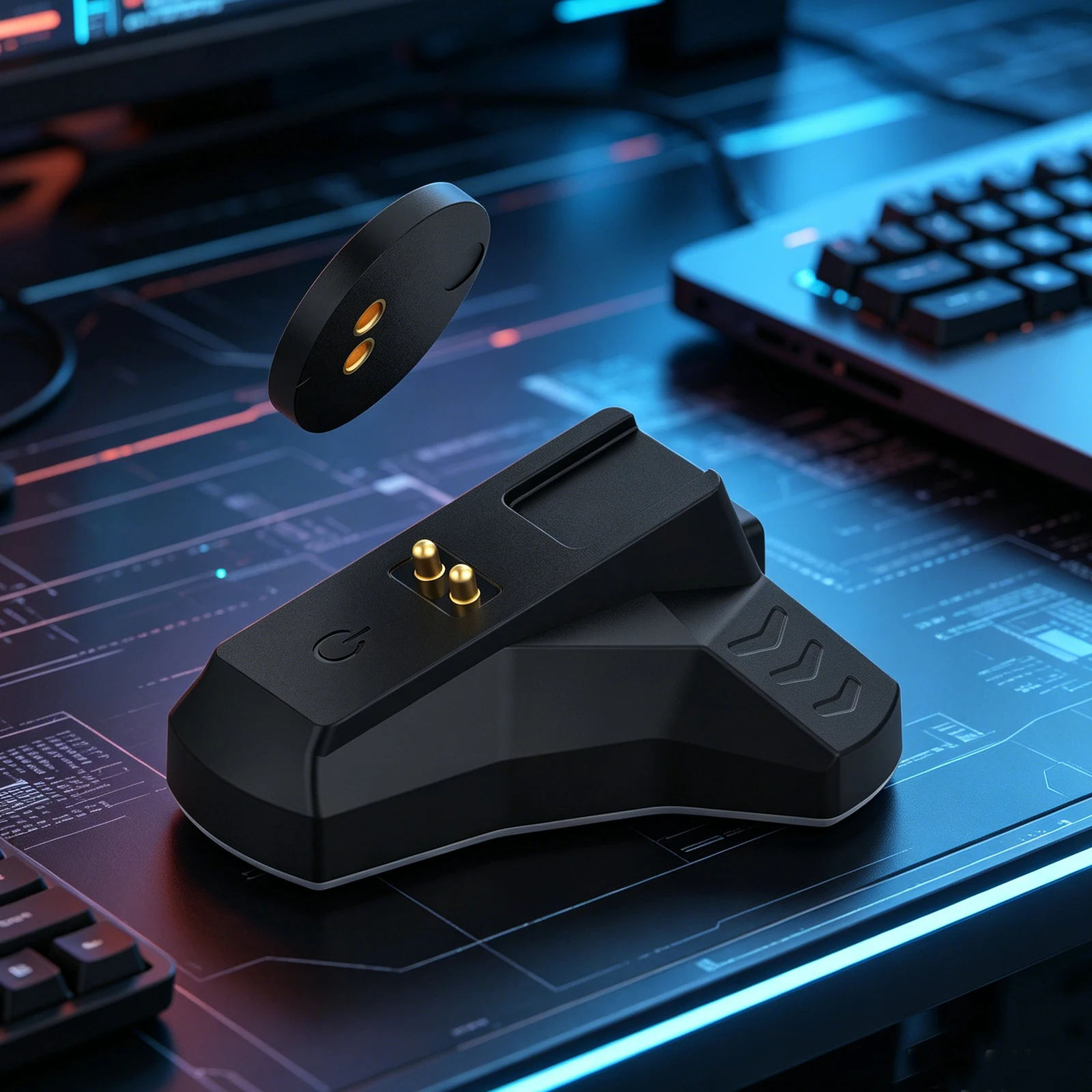 Wireless Mouse Dock Station for Logitech GPW G Pro Wireless 1-4 Convenient Charging Stand Easy To Install PC & ABS Material