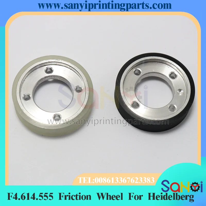 F4.614.555 Friction Wheel 38x19x10mm 3PCS For Heidelberg SM102 CD102 XL105 SM74 CD74 XL75 Mechvon Printing Machine Parts