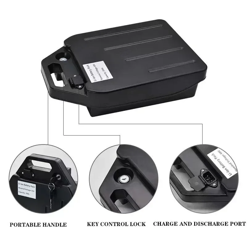 60V 40ah 20ah 30ah Electric Motorcycle Lithium Battery Pack 18650 Battery 300-1000W for Citycoco Scooter Bicycle