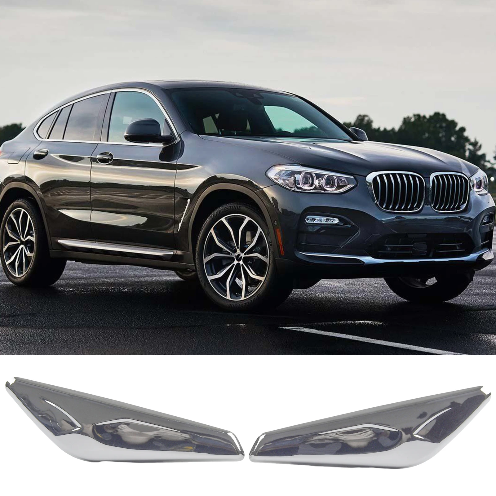 

Enhance the Style and Protection of Your For BMW For X3 F25 For X4 F26 with Front Fender LH and RH Side Chrome Finisher