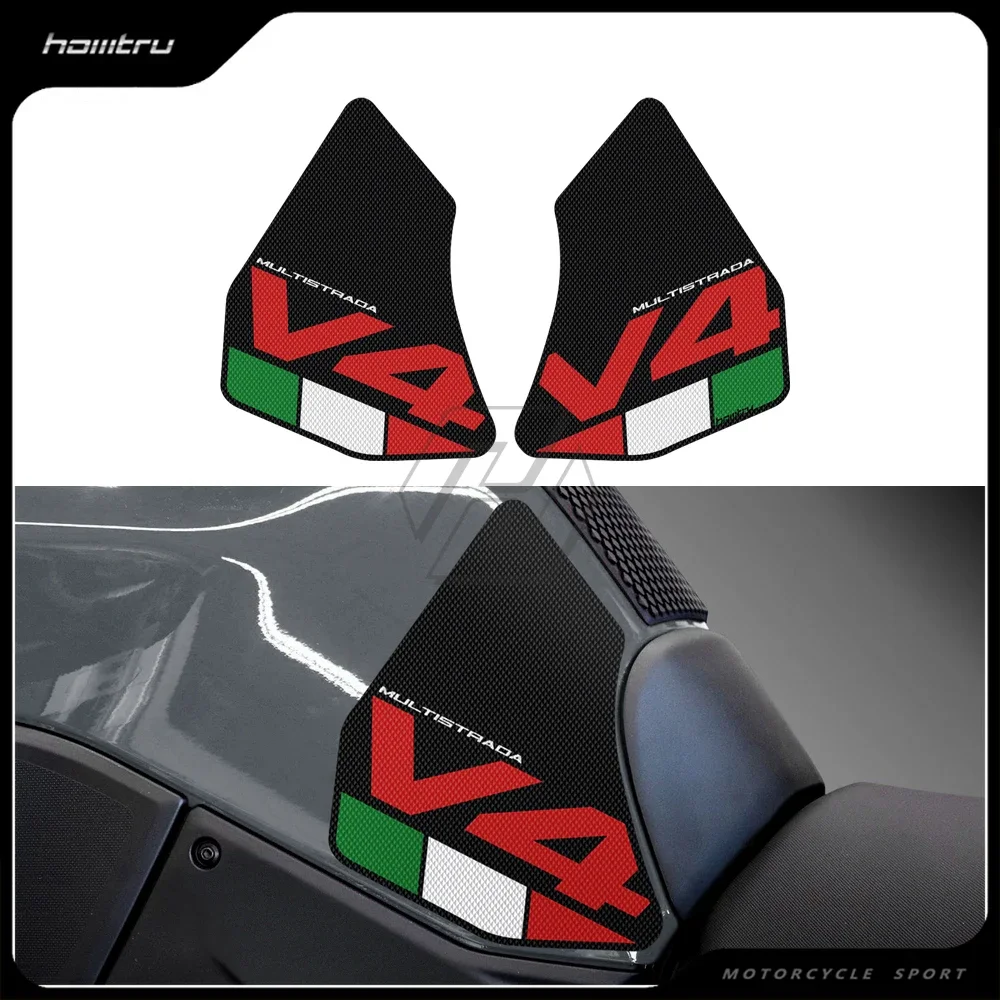 

For Ducati Multistrada V4 1100 Sport 1100S 2021-2022 decoration Motorcycle Anti-slip Side Tank Pad Protection Knee Grip Mat