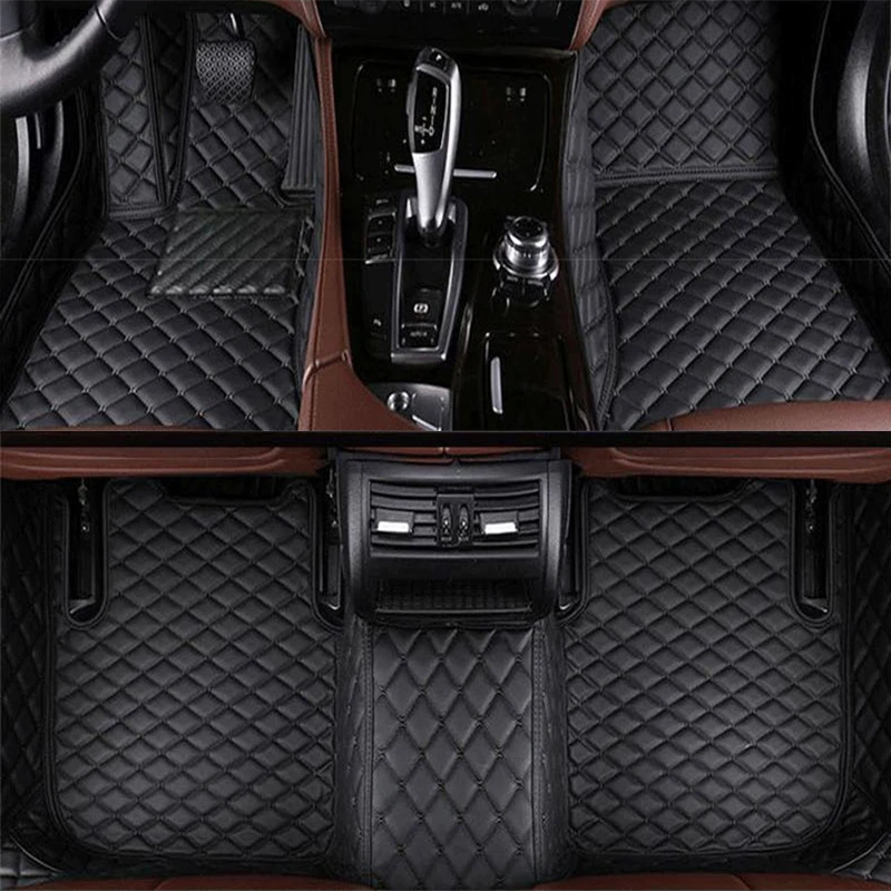 Color Car Floor Mat For Ford S-Max Ford Edge U387 CD539 CDX706 Ford Kuga Ford Escape Ford Taurus 2010-2022 Auto Mats