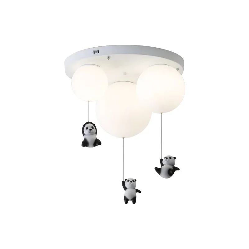 

Simple Nordic style creative personality bedroom balloon doll ceiling light